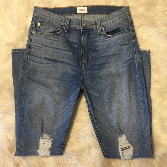 Hudson Jeans Denim - Hudson Barbara High Waist Ankle Skinny Jeans